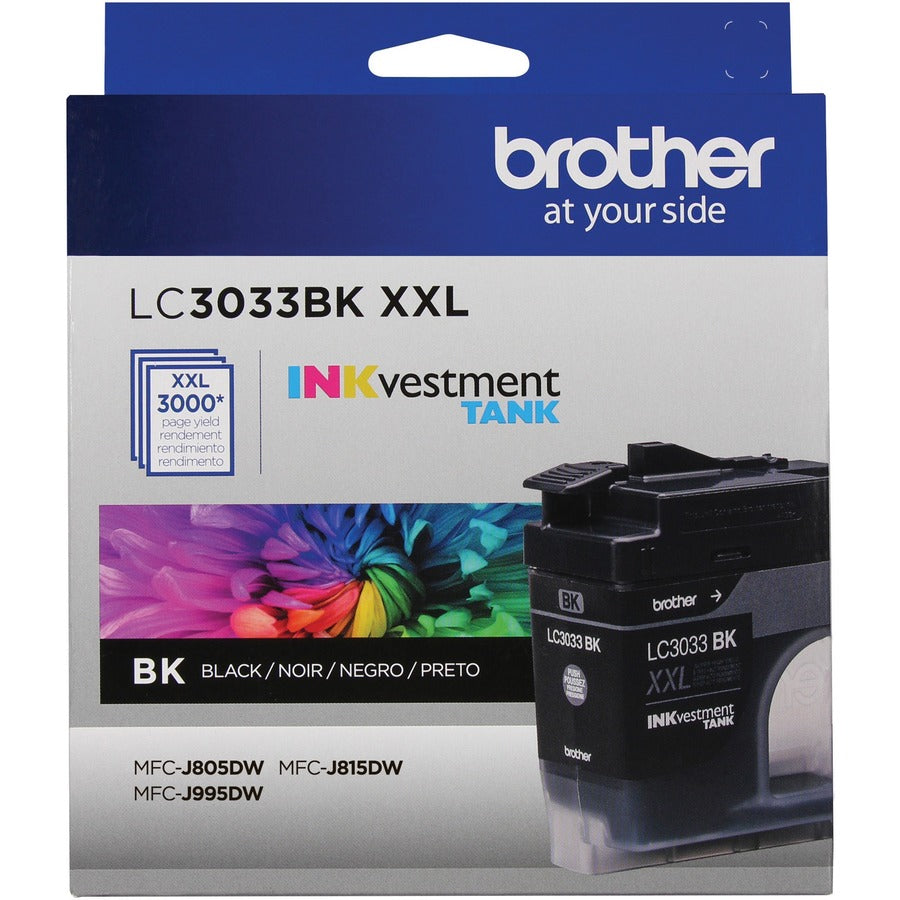 Brother LC3033 Original Inkjet Ink Cartridge - Single Pack - Black - 1 Pack LC3033BKS