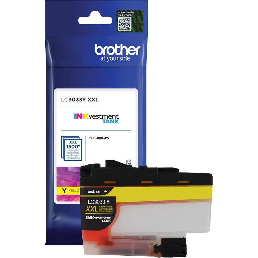 Brother INKvestment LC3033YS Original Inkjet Ink Cartridge - Yellow - 1 Each LC3033YS