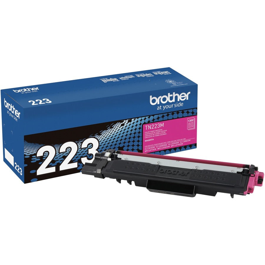 Brother TN-223M Original Standard Yield Laser Toner Cartridge - Magenta - 1 Each TN223M