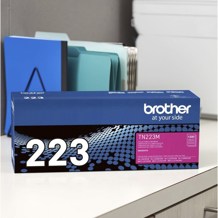 Brother TN-223M Original Standard Yield Laser Toner Cartridge - Magenta - 1 Each TN223M