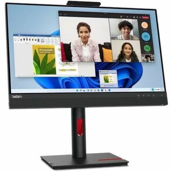 Lenovo ThinkCentre Tiny-In-One 24 Gen 5 24" Class Webcam Full HD LED Monitor - 16:9 - Black 12NAGAR1US