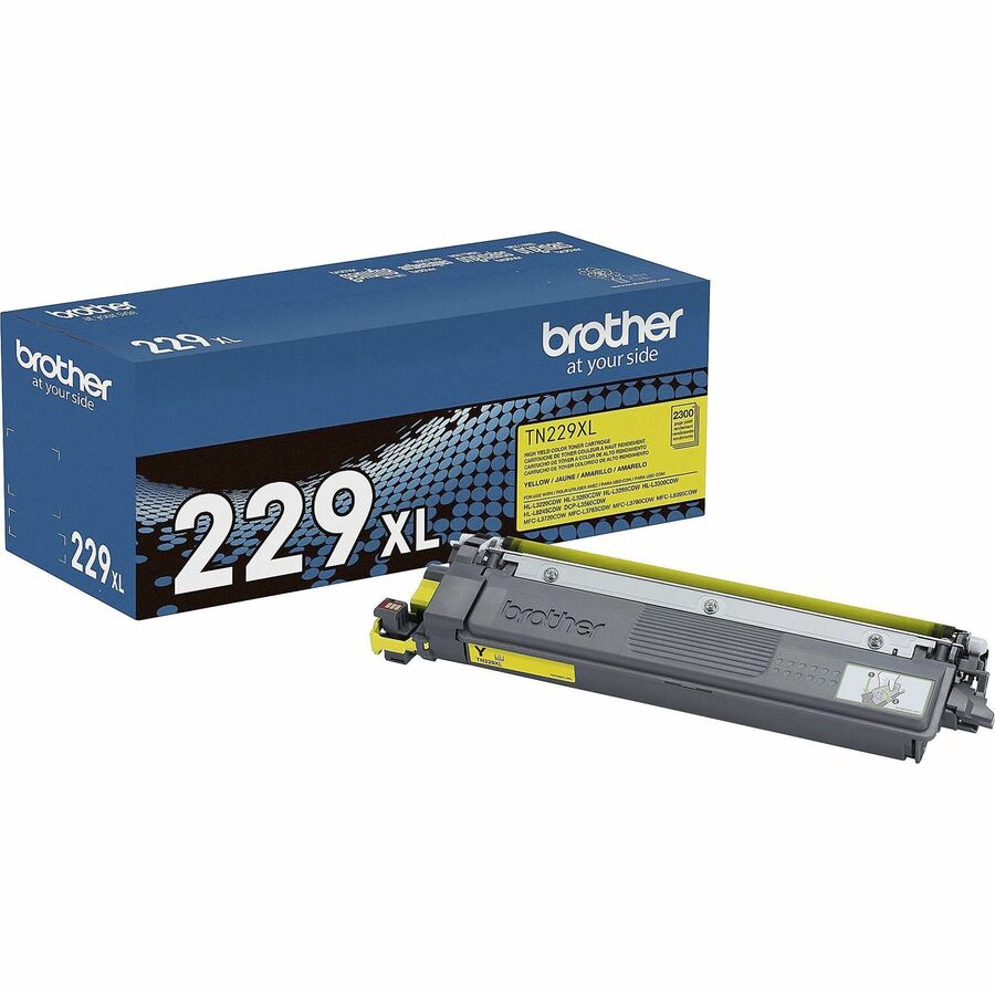 Brother Original High Yield Laser Toner Cartridge - Yellow - 1 Each TN229XLY