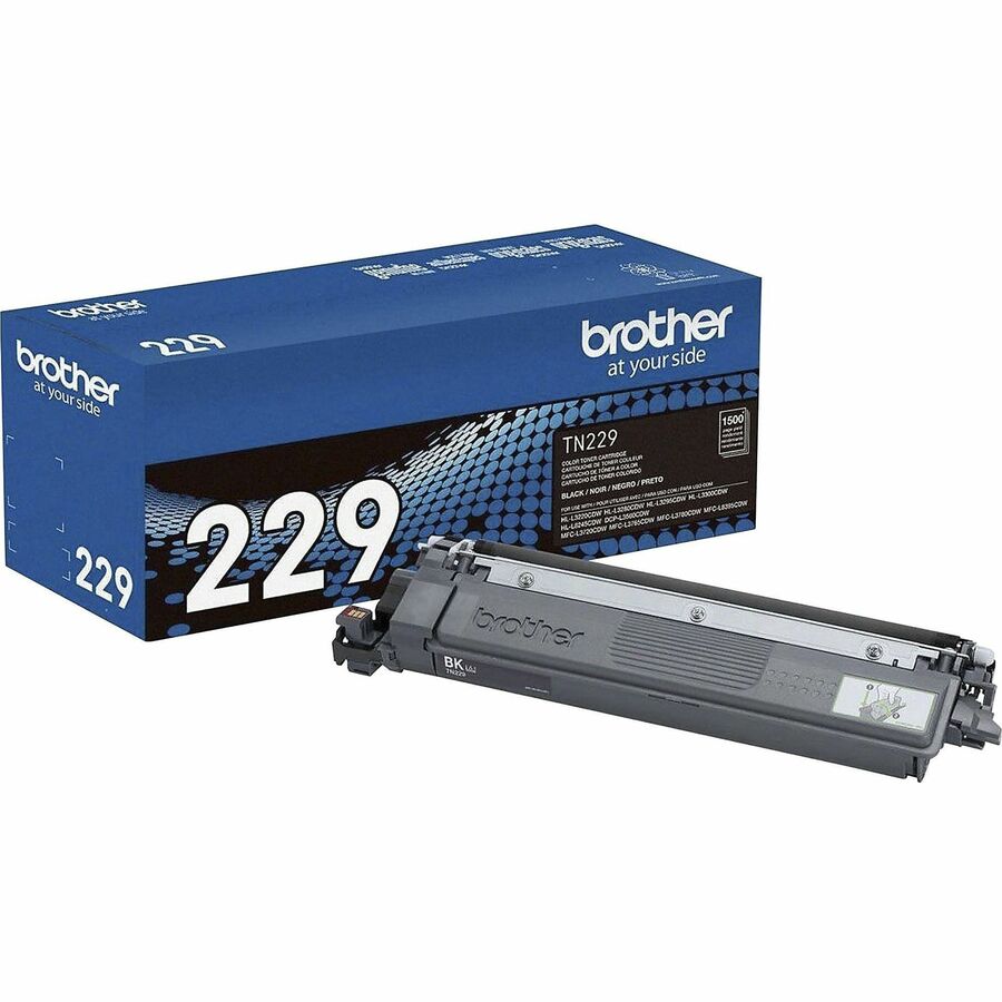 Brother Original Standard Yield Laser Toner Cartridge - Black - 1 Each TN229BK