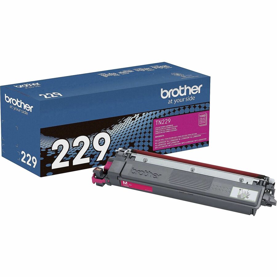 Brother Original Standard Yield Laser Toner Cartridge - Magenta - 1 Each TN229M