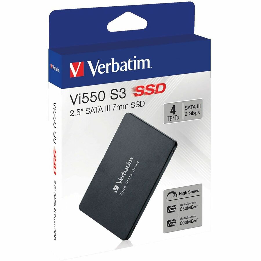 Verbatim Vi550 4 TB Solid State Drive - 2.5" Internal - SATA (SATA/600) 49355