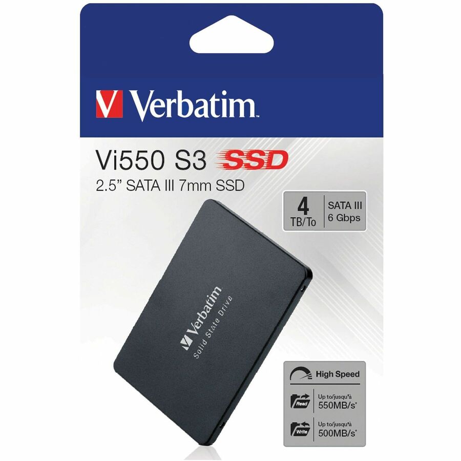 Verbatim Vi550 4 TB Solid State Drive - 2.5" Internal - SATA (SATA/600) 49355