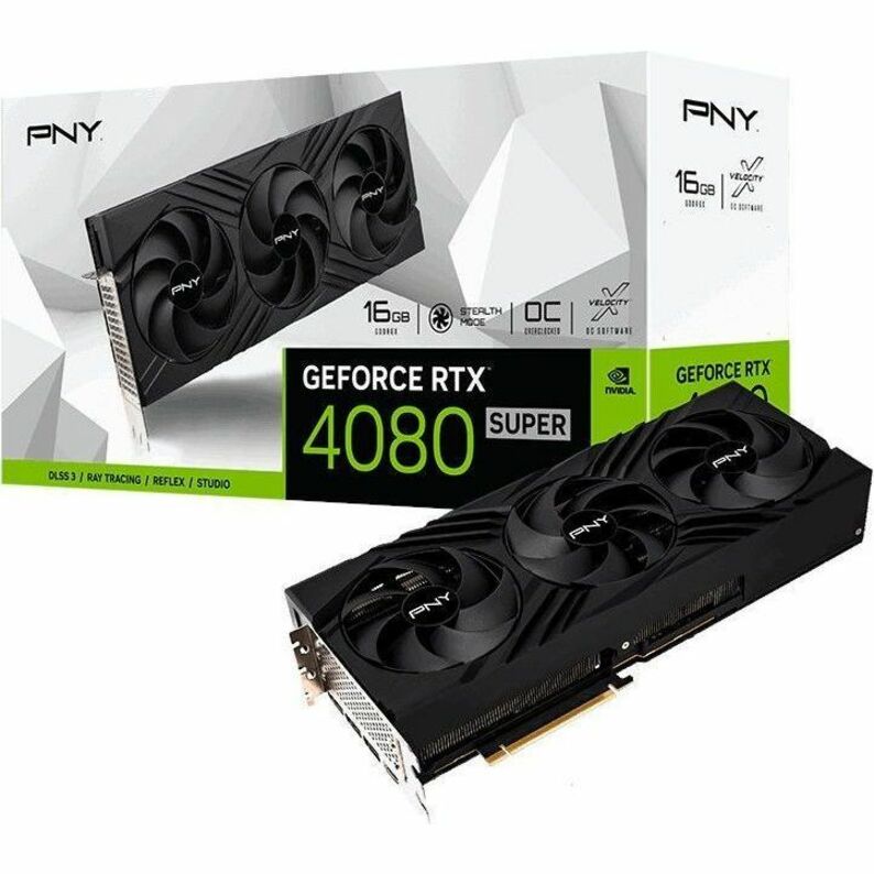 PNY NVIDIA GeForce RTX 4080 SUPER Graphic Card - 16 GB GDDR6X VCG4080S16TFXPB1-O