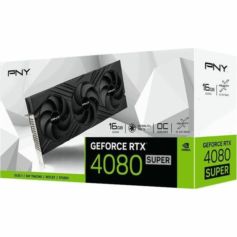 PNY NVIDIA GeForce RTX 4080 SUPER Graphic Card - 16 GB GDDR6X VCG4080S16TFXPB1-O