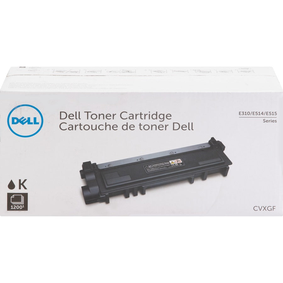 Dell Original Standard Yield Laser Toner Cartridge - Black - 1 Each CVXGF