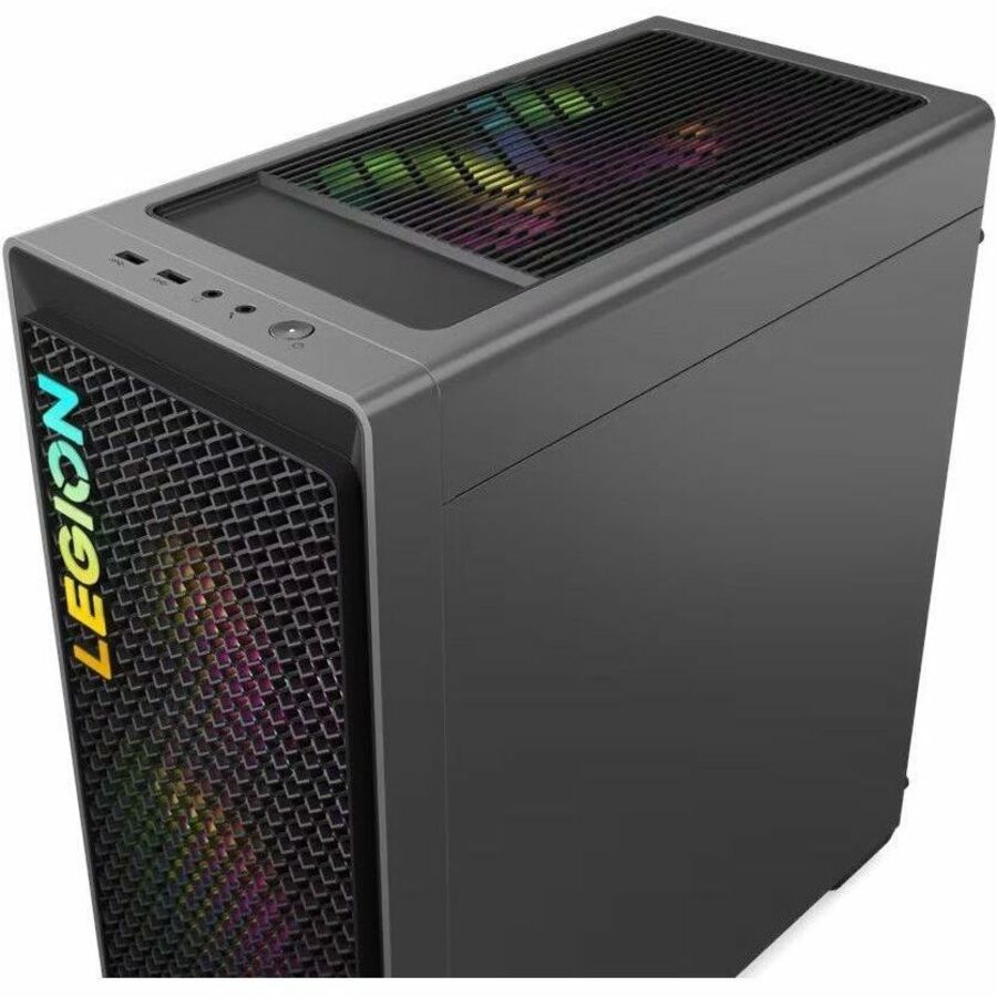 Lenovo Legion T5 26ARA8 90UX0016US Gaming Desktop Computer - AMD Ryzen 7 7700 - 16 GB - 512 GB SSD - Tower - Storm Gray 90UX0016US