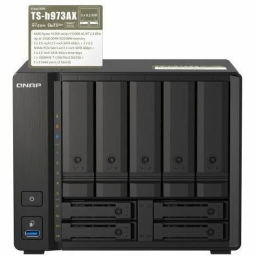 QNAP TS-H973AX-32G-US SAN/NAS Storage System TS-H973AX-32G-US