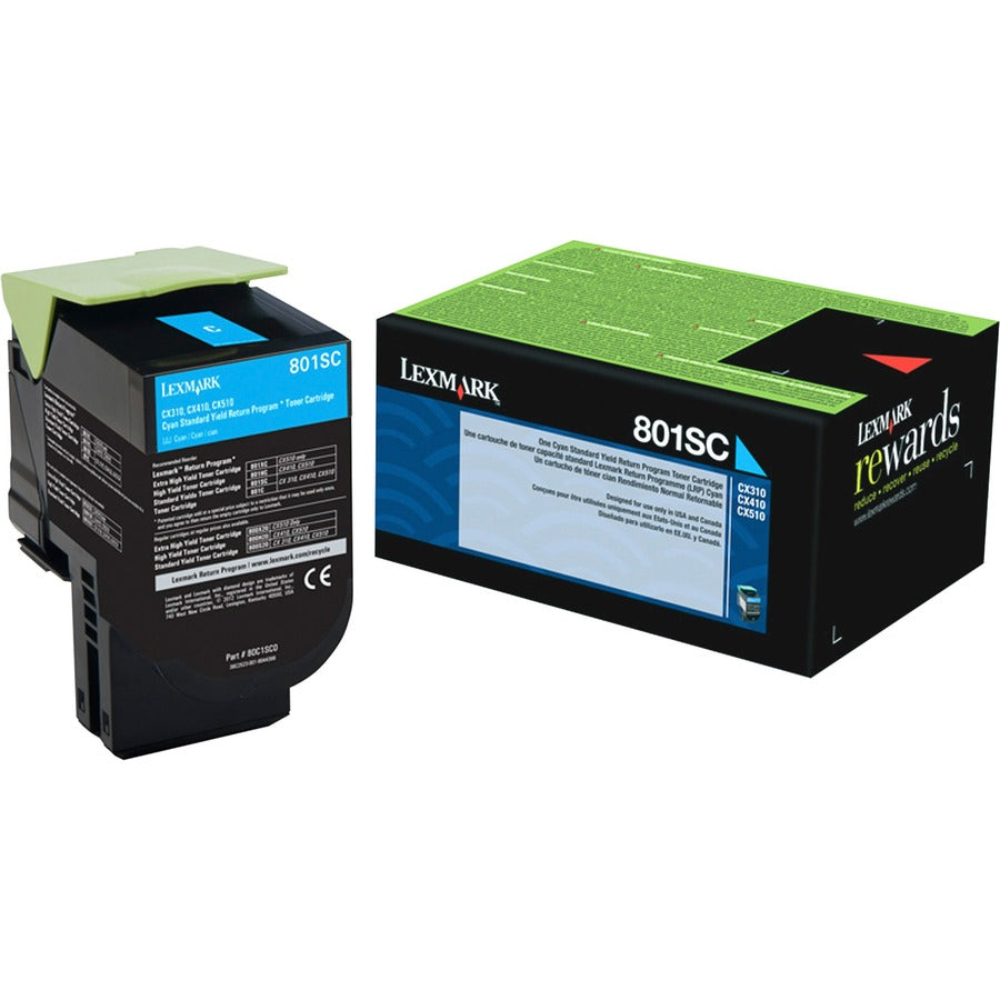 Lexmark Unison 801SC Toner Cartridge 80C1SC0