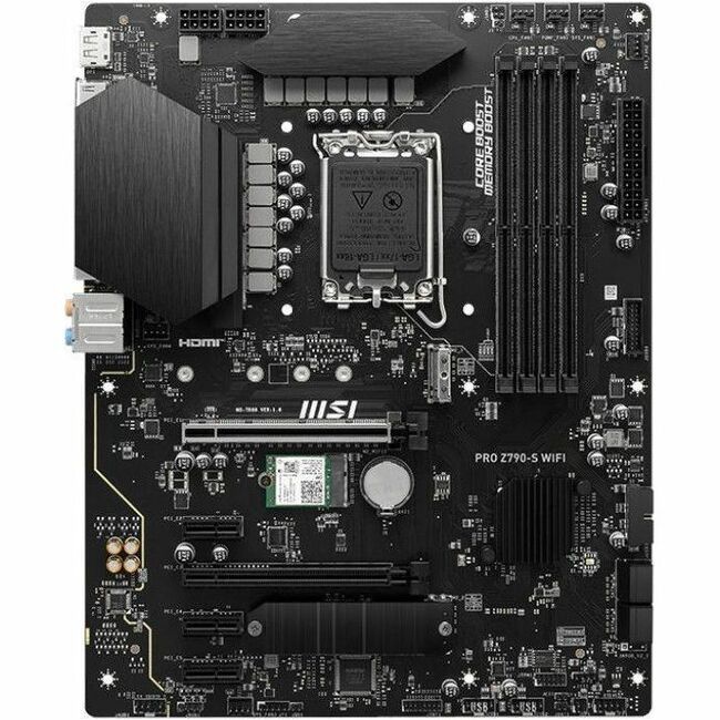 MSI PRO Z790-S WIFI Desktop Motherboard - Intel Z790 Chipset - Socket LGA-1700 - ATX PROZ790SWIFI