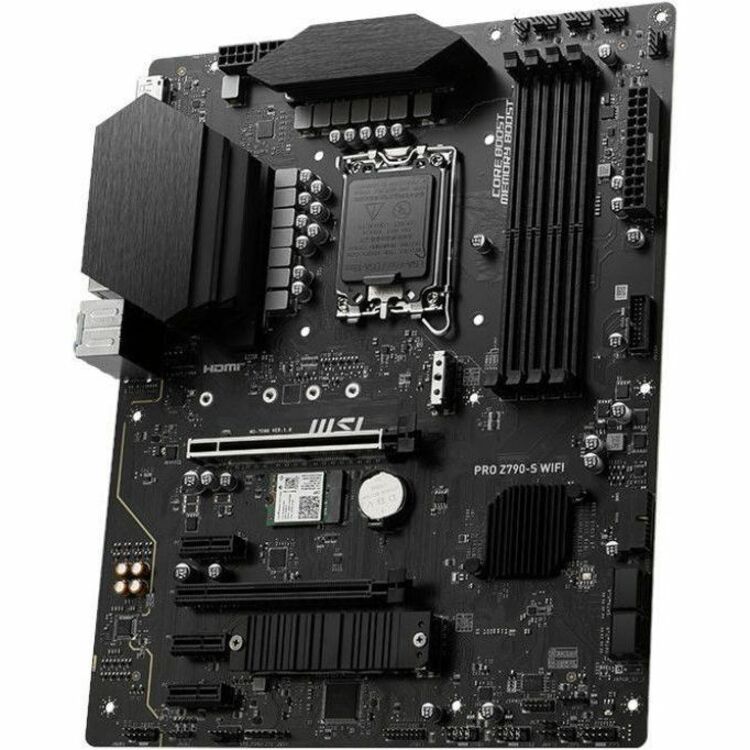 MSI PRO Z790-S WIFI Desktop Motherboard - Intel Z790 Chipset - Socket LGA-1700 - ATX PROZ790SWIFI