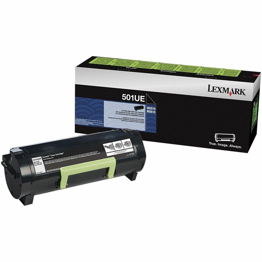 Lexmark Remanufactured Laser Toner Cartridge - Black - 1 Pack 50F1U0E