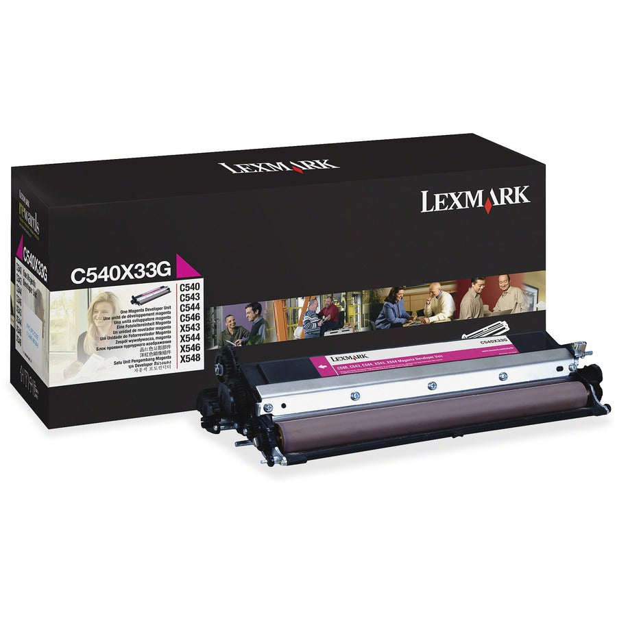 Lexmark Magenta Developer Unit For C54X Printer C540X33G