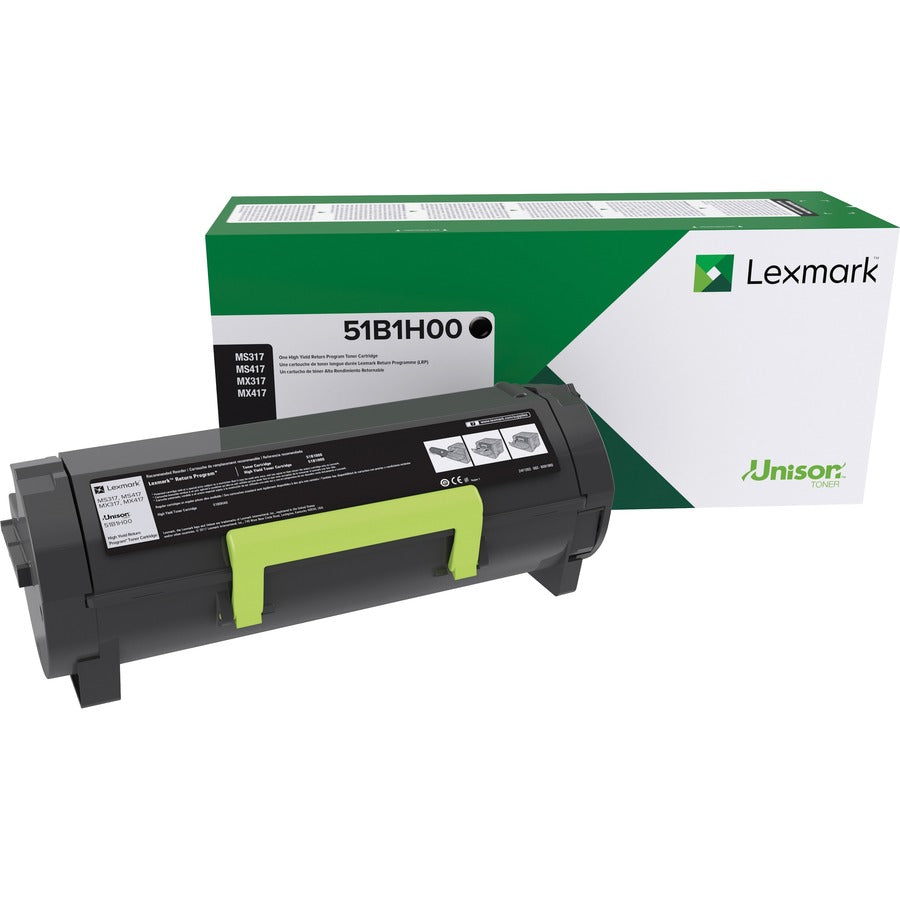 Lexmark Original High Yield Laser Toner Cartridge - 1 Each 51B1H00