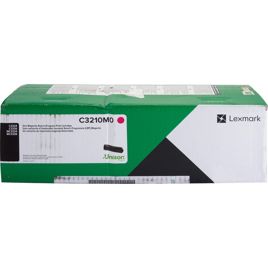 Lexmark Original Laser Toner Cartridge - Magenta - 1 Each C3210M0