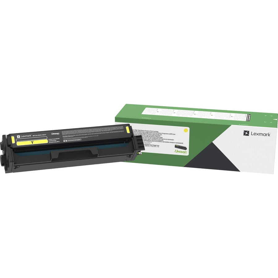 Lexmark Original Laser Toner Cartridge - Yellow - 1 Each C3210Y0