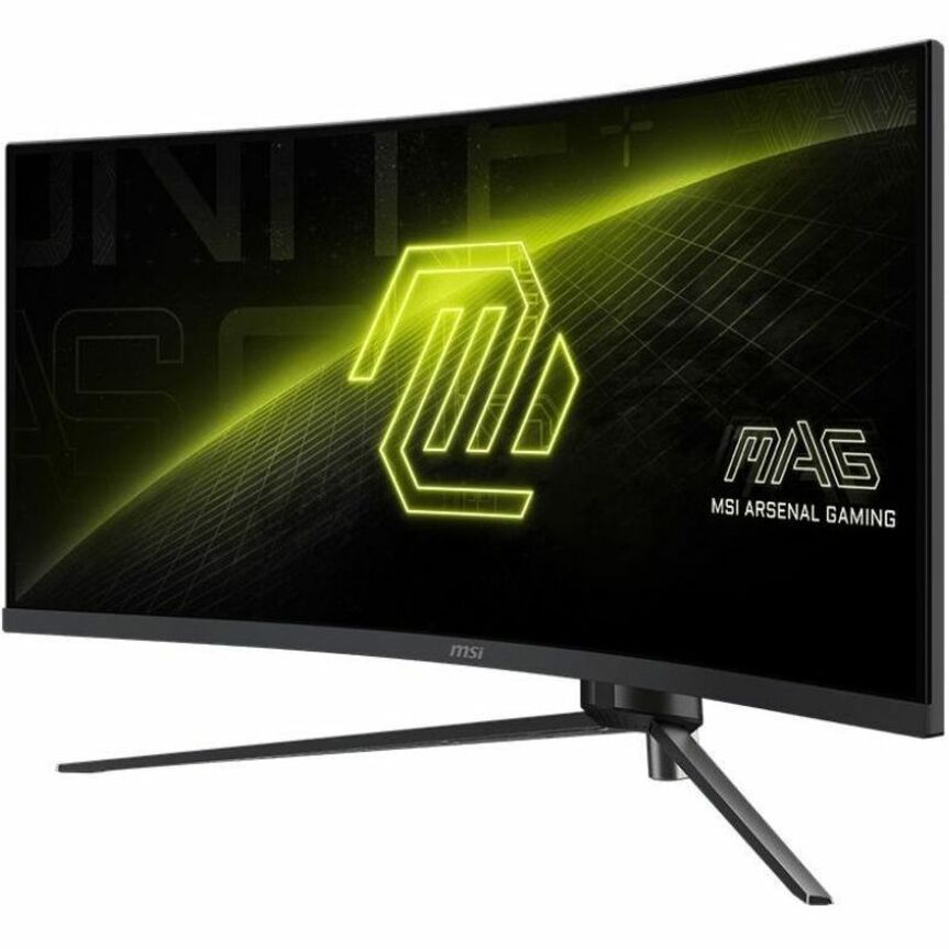 MSI MAG 345CQR 34" Class UW-QHD Curved Screen Gaming LED Monitor - 21:9 - Metallic Black MAG345CQR