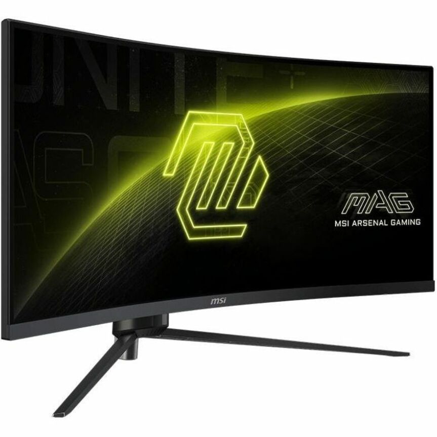 MSI MAG 345CQR 34" Class UW-QHD Curved Screen Gaming LED Monitor - 21:9 - Metallic Black MAG345CQR