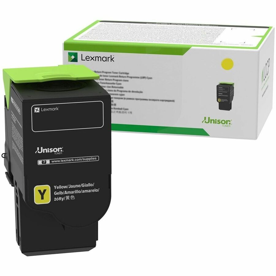 Lexmark Unison Original Ultra High Yield Laser Toner Cartridge - Yellow Pack 78C1UYE