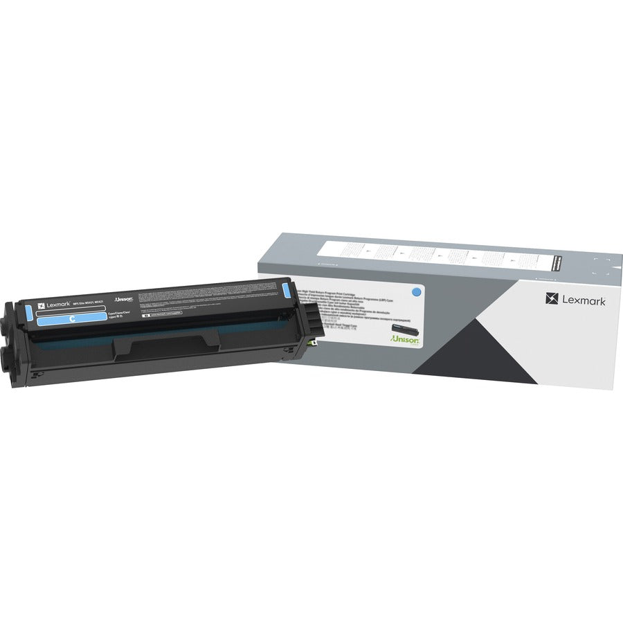 Lexmark Unison Original Extra High Yield Laser Toner Cartridge - Cyan - 1 Each C341XC0