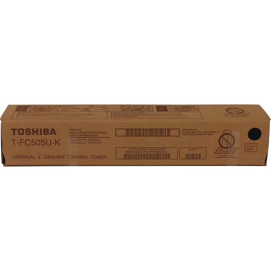 Toshiba Original Laser Toner Cartridge - Black - 1 Each TFC505UK