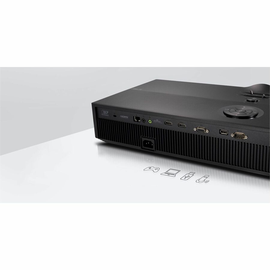 Asus H1 3D DLP Projector - 16:10 - Tabletop, Ceiling Mountable - Black H1