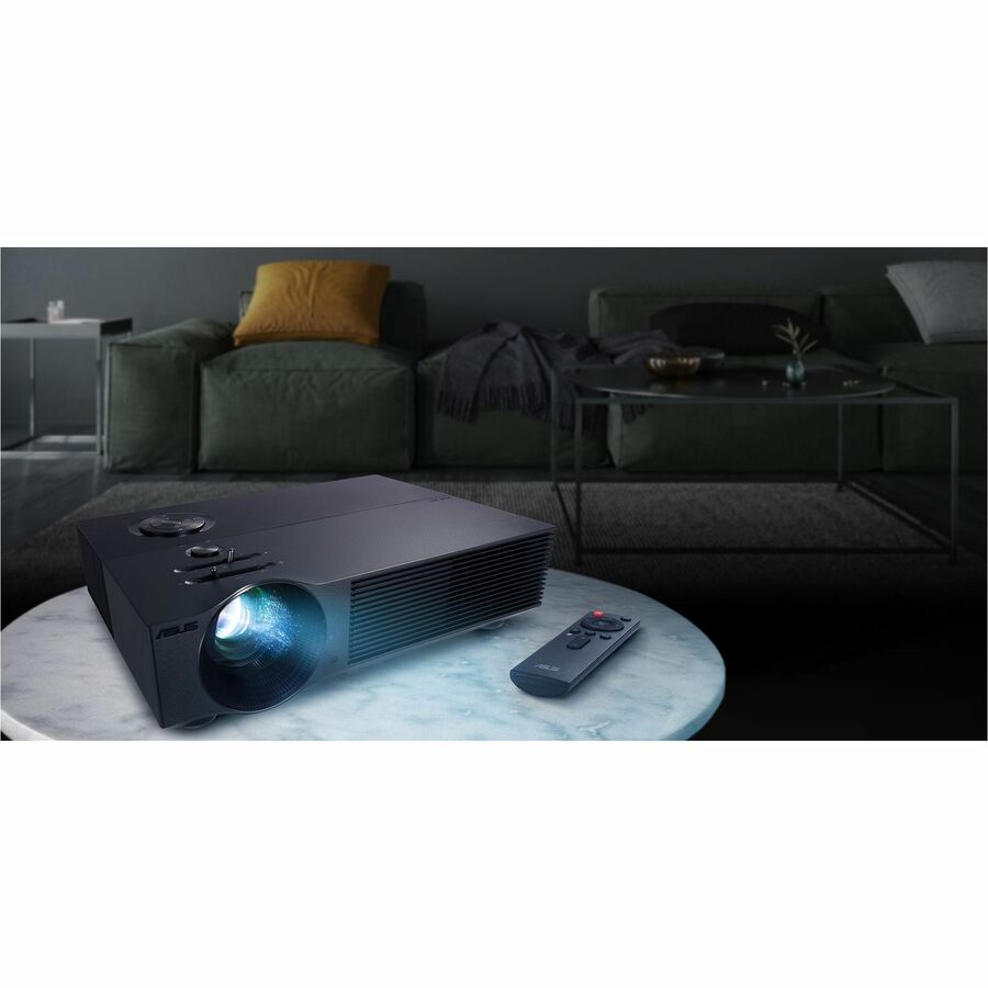 Asus H1 3D DLP Projector - 16:10 - Tabletop, Ceiling Mountable - Black H1