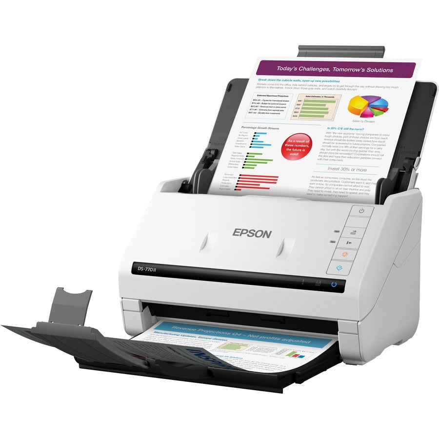 Epson DS-770 II Large Format Sheetfed Scanner - 600 dpi Optical B11B262201