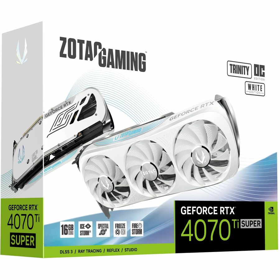 Zotac NVIDIA GeForce RTX 4070 Ti SUPER Graphic Card - 16 GB GDDR6X ZT-D40730Q-10P