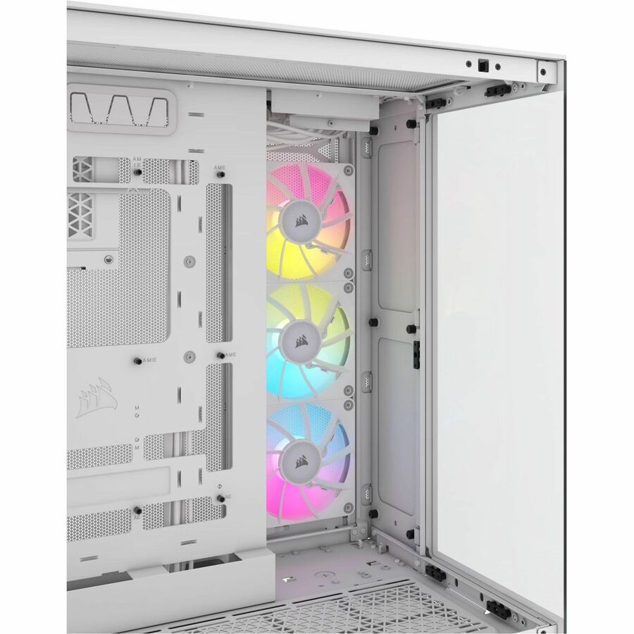 Corsair iCUE LINK 6500X RGB Mid-Tower ATX Dual Chamber PC Case - White CC-9011270-WW