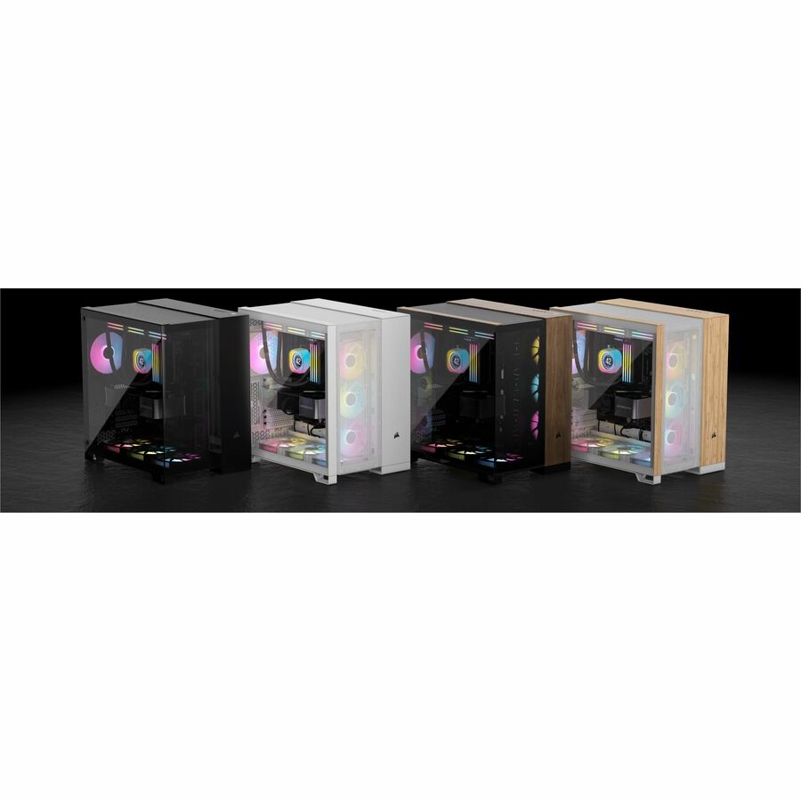 Corsair iCUE LINK 6500X RGB Mid-Tower ATX Dual Chamber PC Case - White CC-9011270-WW