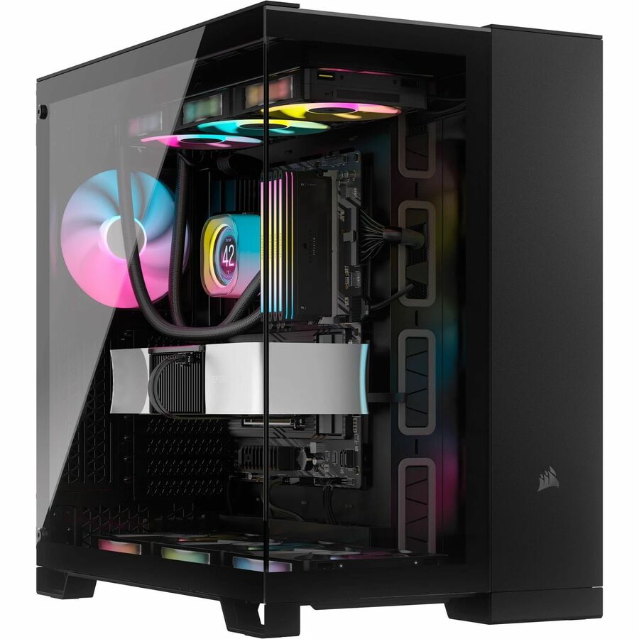 Corsair iCUE LINK 6500X RGB Mid-Tower ATX Dual Chamber PC Case - Black CC-9011269-WW