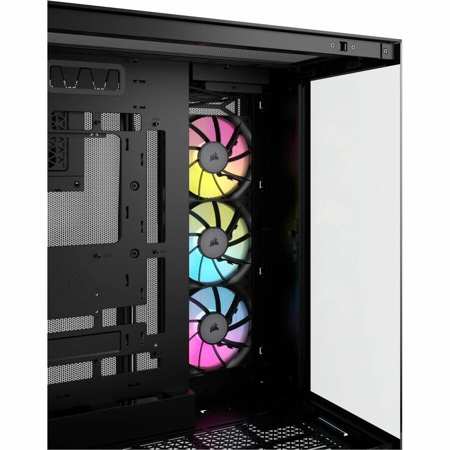 Corsair iCUE LINK 6500X RGB Mid-Tower ATX Dual Chamber PC Case - Black CC-9011269-WW