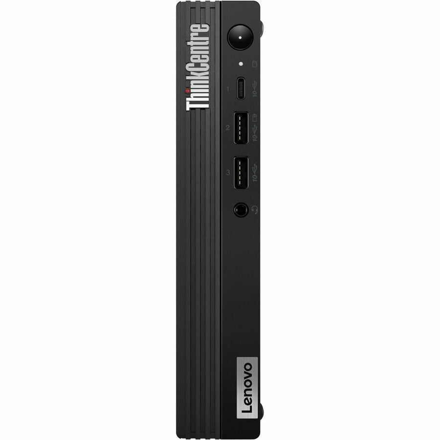 Lenovo ThinkCentre M80q Gen 3 11U10054US Desktop Computer - Intel Core i5 12th Gen i5-12500T - vPro Technology - 16 GB - 256 GB SSD - Tiny - Black 11U10054US