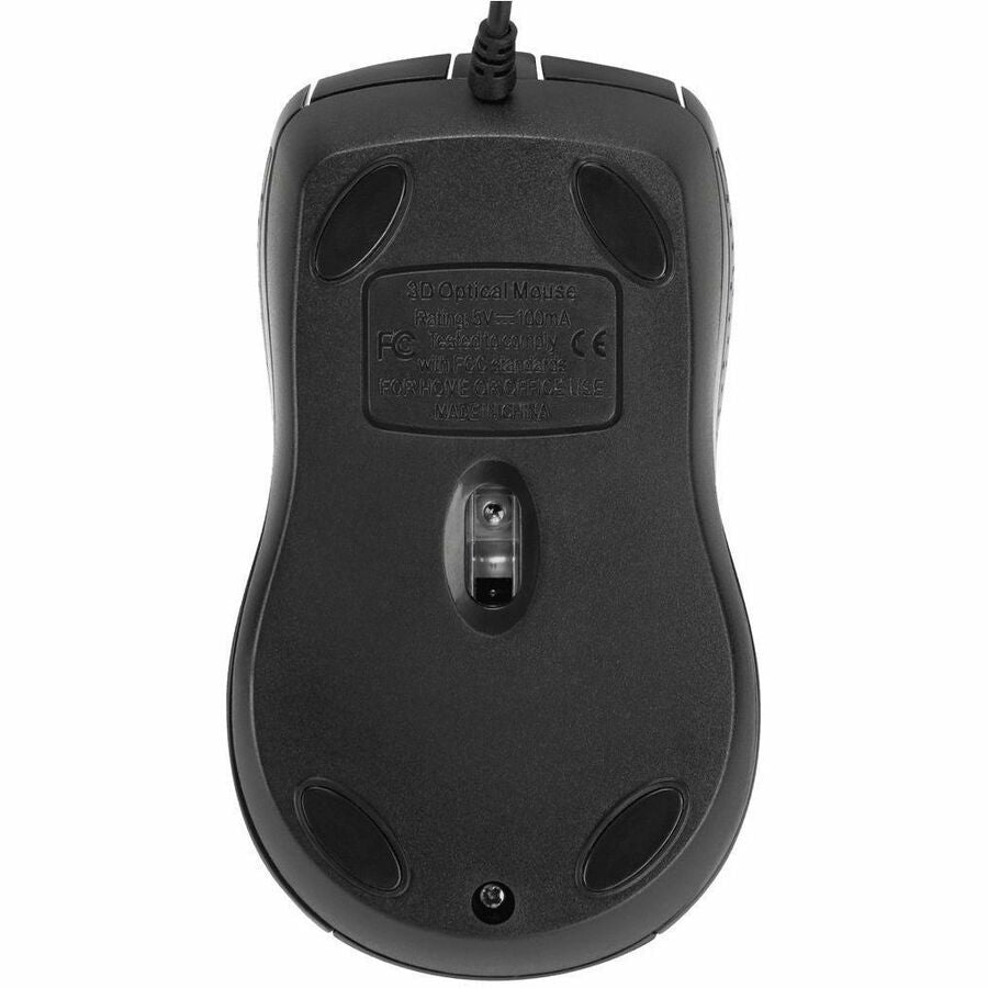 Targus 3-Button USB Full-Size Optical Mouse AMU81USZ