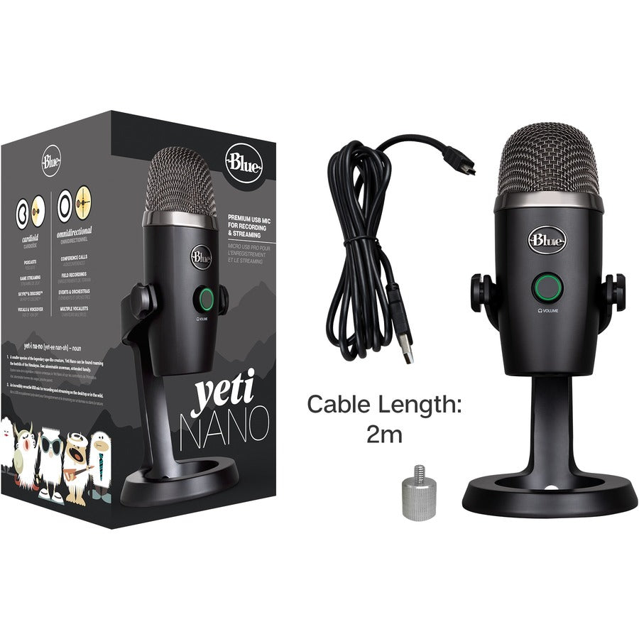 Blue Yeti Nano Wired Condenser Microphone 988-000400