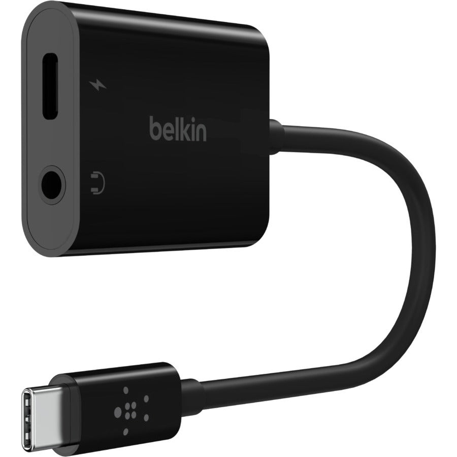 Belkin 3.5mm Audio + USB-C Charge Adapter NPA004BTBK