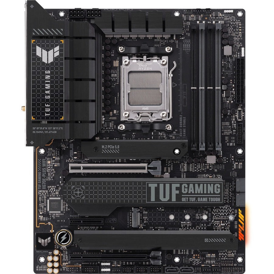 TUF GAMING X670E-PLUS WIFI Gaming Desktop Motherboard - AMD X670 Chipset - Socket AM5 - ATX TUF GAMING X670E-PLUS WIFI