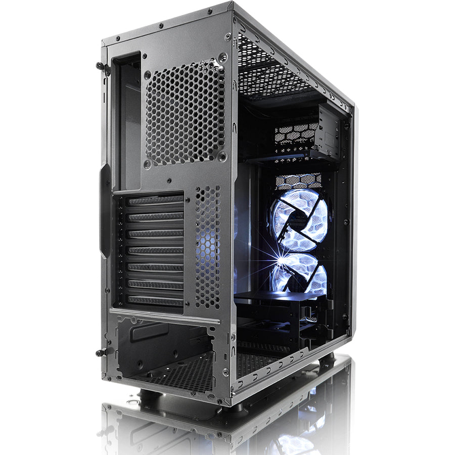 Fractal Design Focus G Computer Case with Windowed Side Panel FD-CA-FOCUS-GY-W