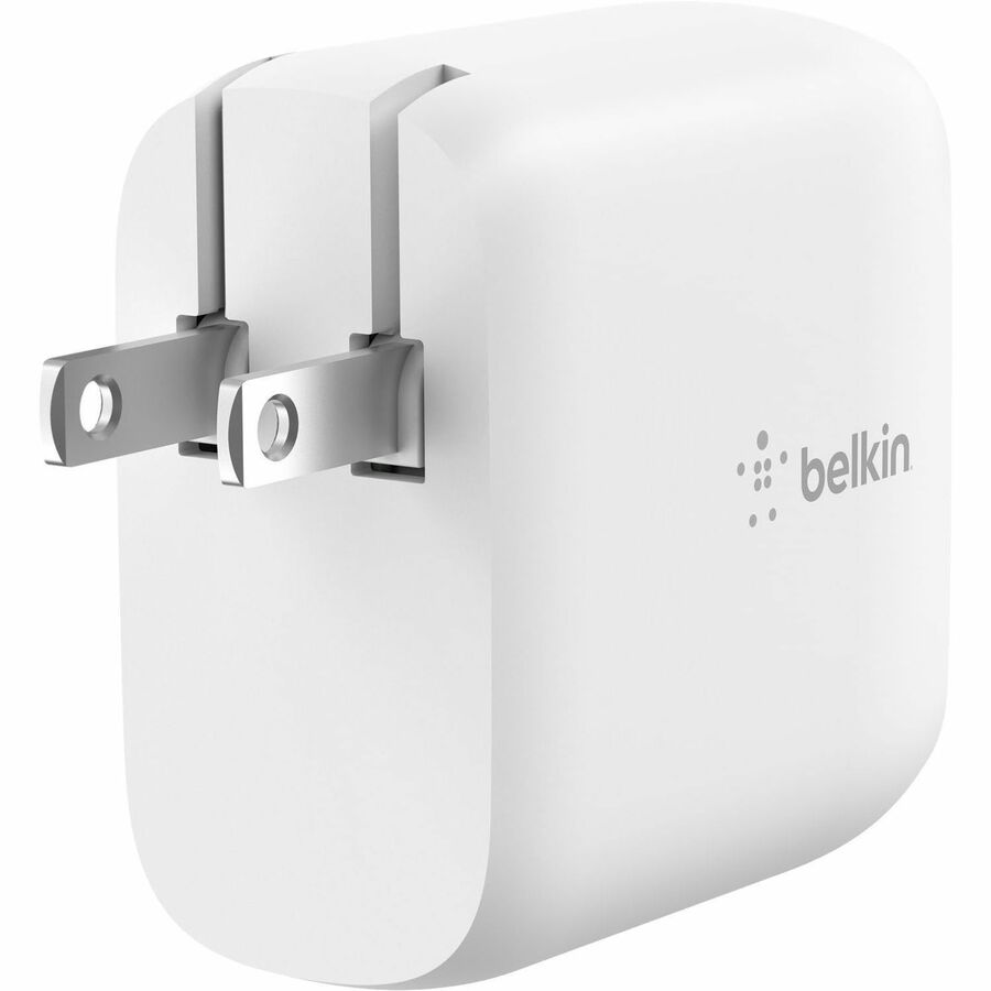 Belkin BoostCharge Dual USB-C Power Delivery Wall Charger 40W - Power Adapter WCB006DQWH