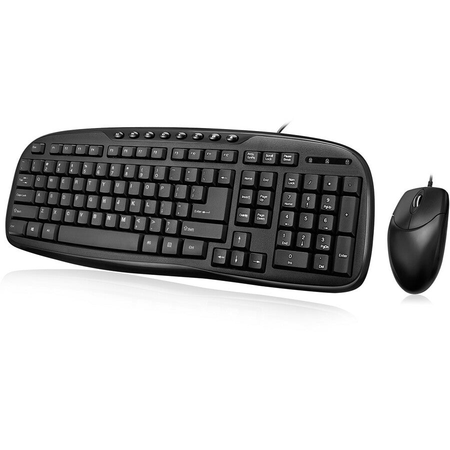 Adesso EasyTouch AKB-133CB Desktop USB Multimedia Keyboard and Mouse Combo AKB-133CB