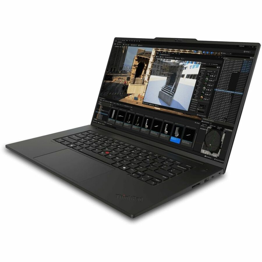 Lenovo ThinkPad P1 Gen 7 21KV0000US 16" Mobile Workstation - WQXGA - Intel Core Ultra 7 155H - Intel Evo Platform - 32 GB - 1 TB SSD - English Keyboard - Black 21KV0000US