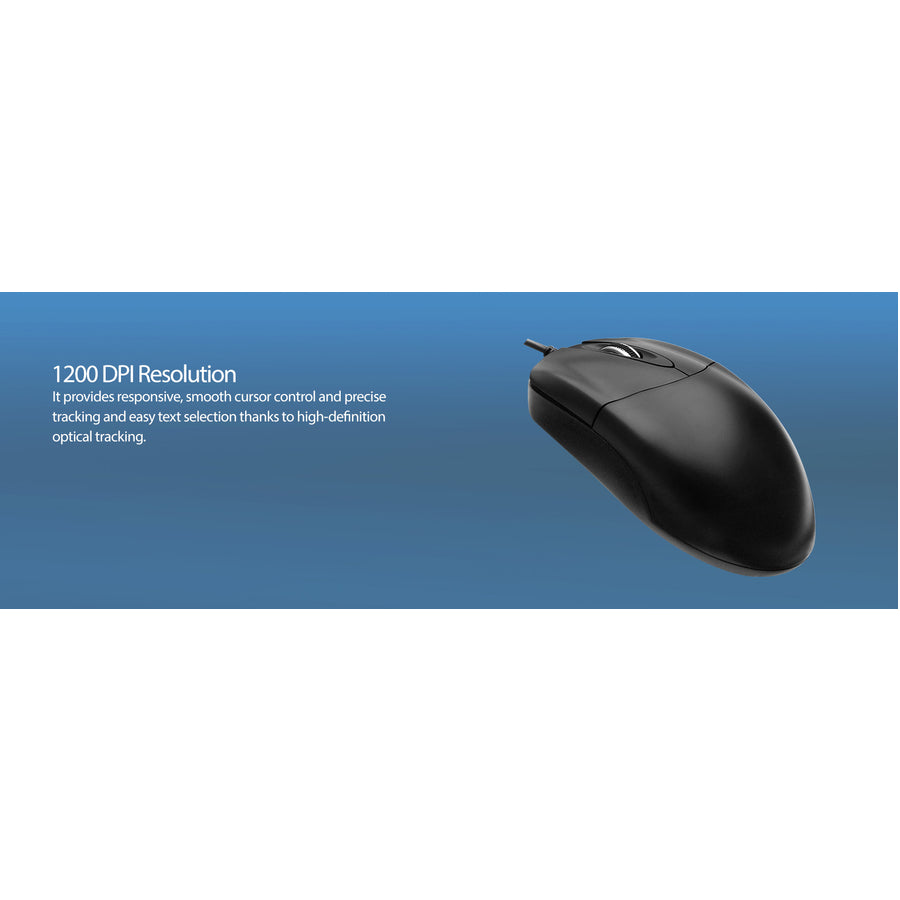 Adesso 3 Button Desktop Optical Scroll Mouse (USB) HC-3003US