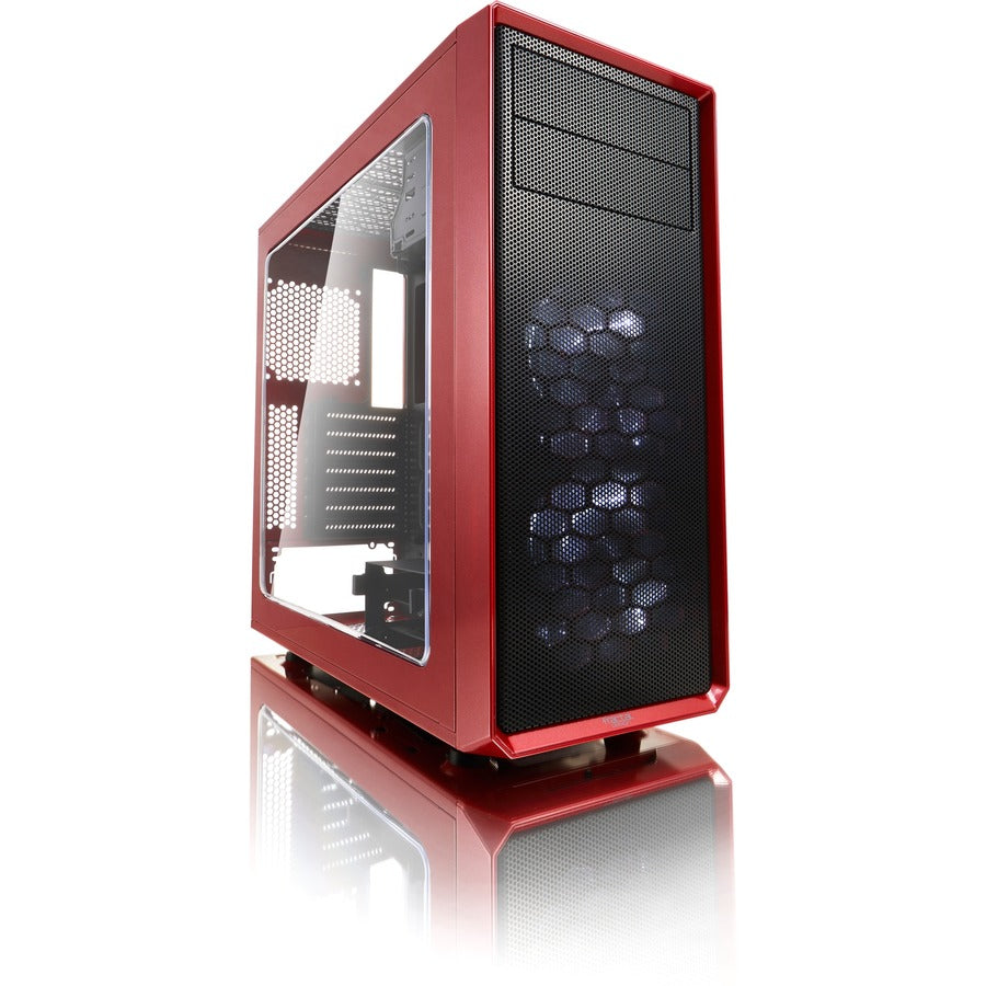 Fractal Design Focus G Computer Case with Windowed Side Panel FD-CA-FOCUS-RD-W