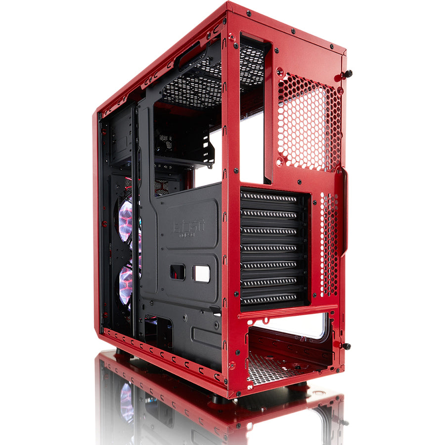 Fractal Design Focus G Computer Case with Windowed Side Panel FD-CA-FOCUS-RD-W