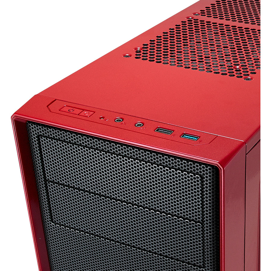 Fractal Design Focus G Computer Case with Windowed Side Panel FD-CA-FOCUS-RD-W