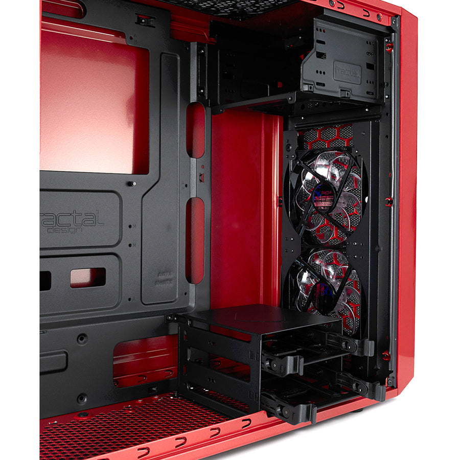 Fractal Design Focus G Computer Case with Windowed Side Panel FD-CA-FOCUS-RD-W